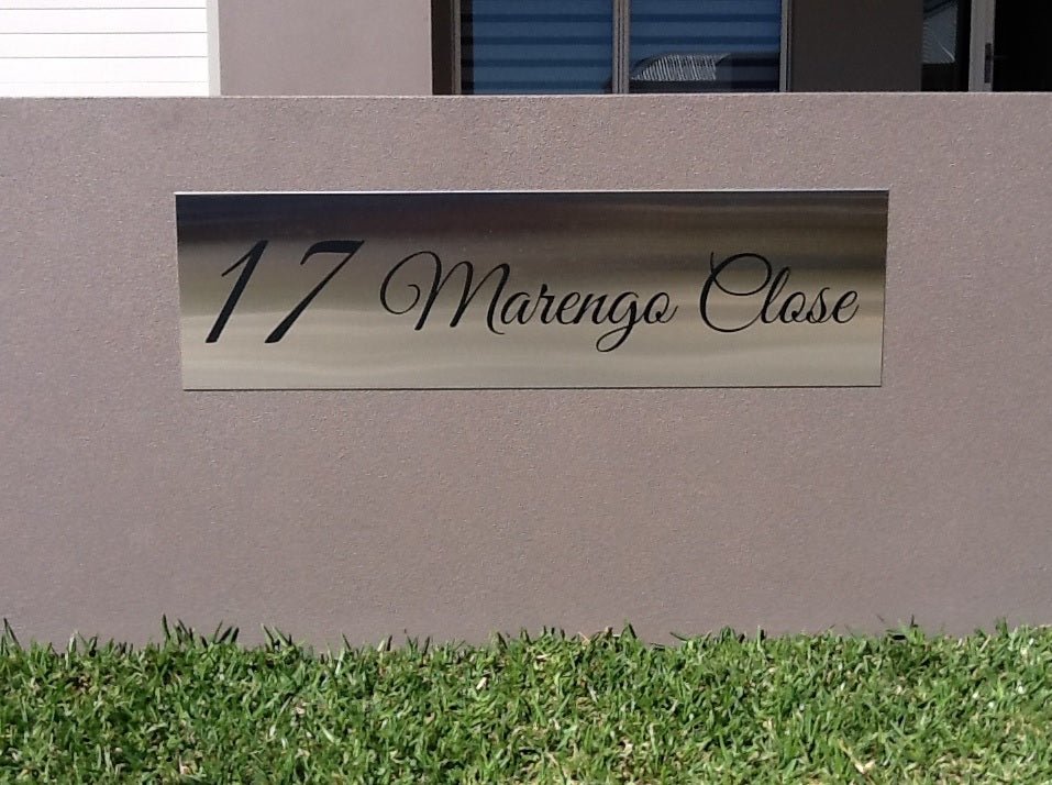 Custom House Number Signs Personalised House Signs Australia Aussie