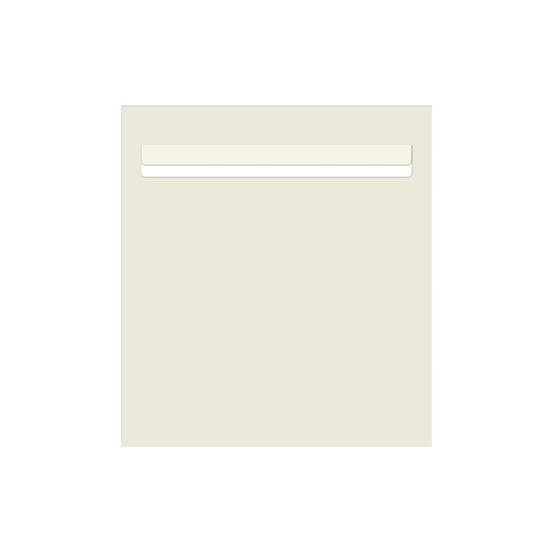 Surfmist Powder-Coated Aluminium Letterbox Faceplate 390 x 430 - 340 Slot