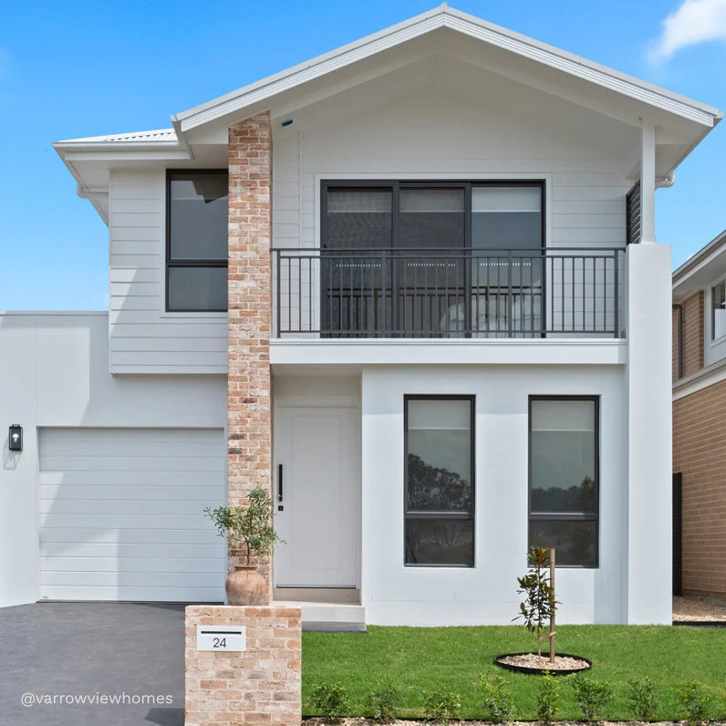 Milkcan Palazzo White Brick A4 Letterbox