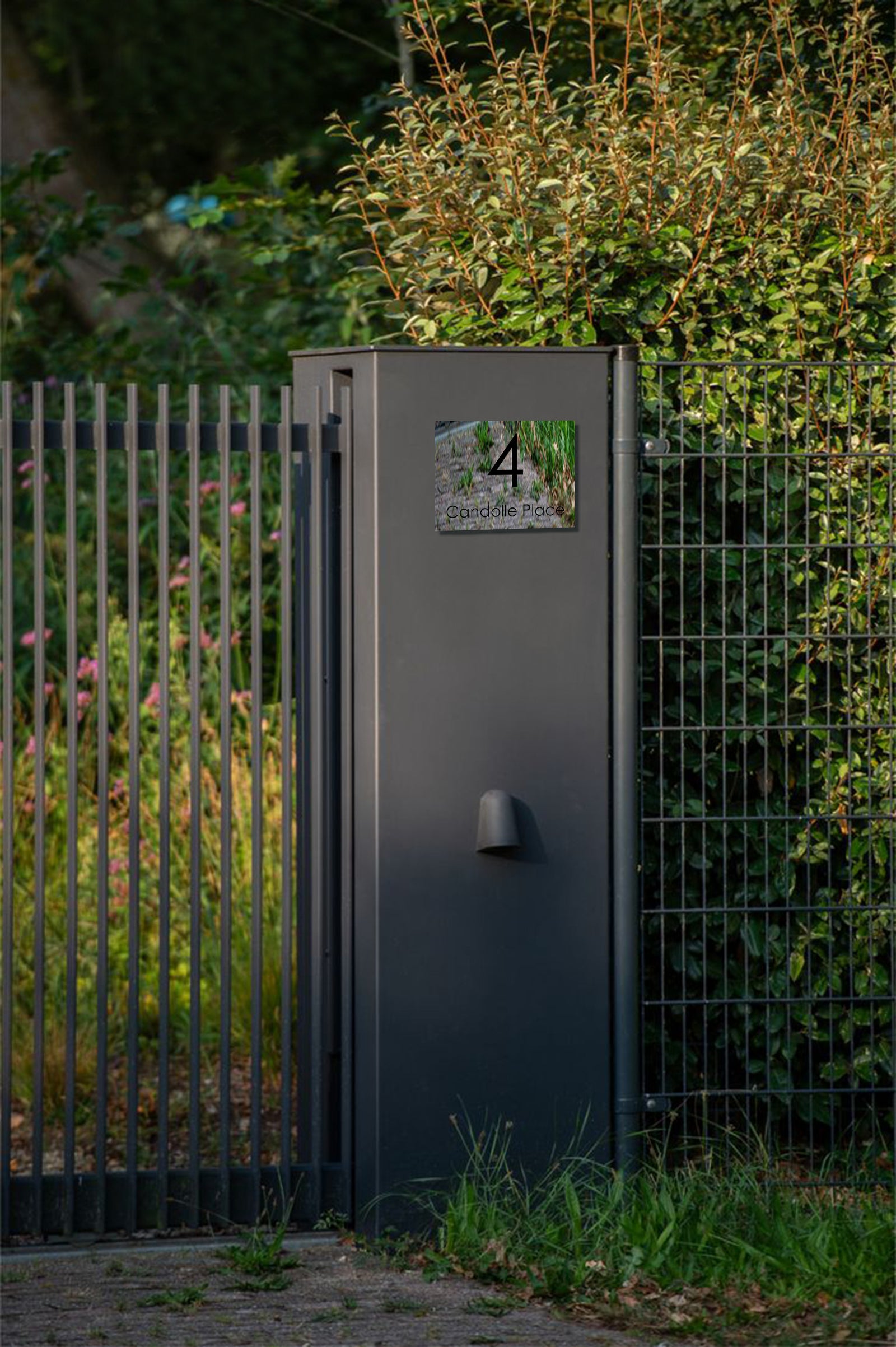 316 Marine Grade Mirror Polished Stainless Steel Address Plate 200 x 140mm - Laser Etched