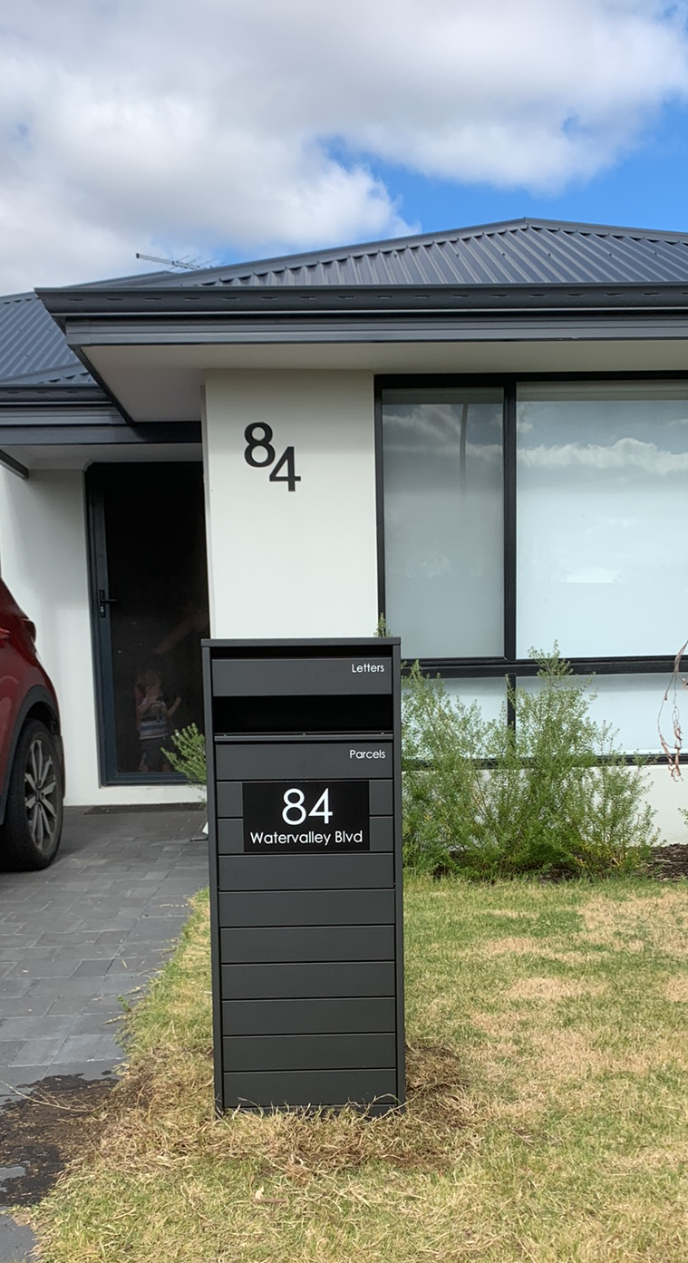 Milkcan Hamilton Parcel & Mail Pillar