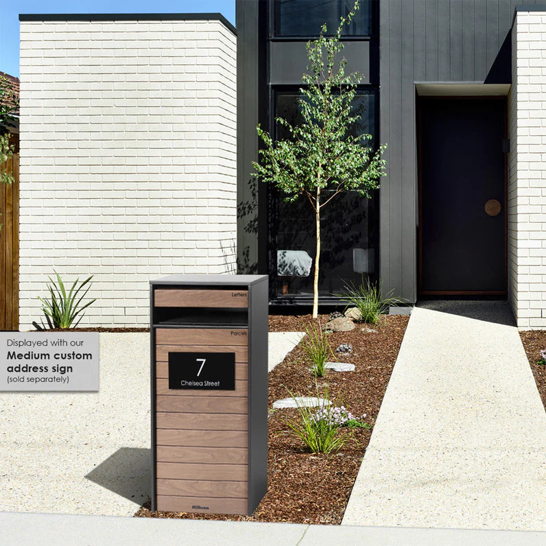 Milkcan Hamilton WIDE Parcel & Mail Pillar
