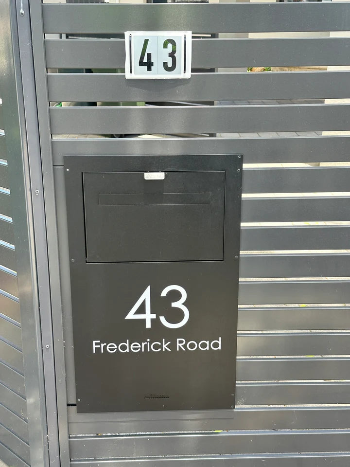 Extra Large Custom Address Decal Sticker