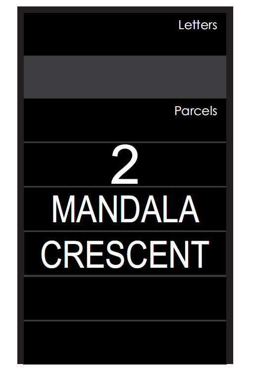 Hamilton Custom Address Decal Sticker