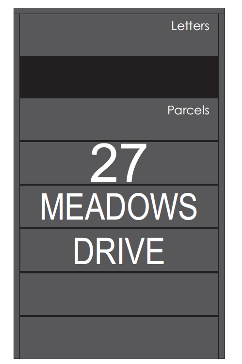 Hamilton Custom Address Decal Sticker