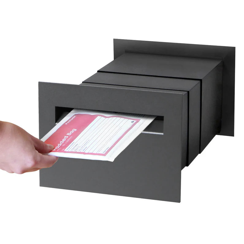 Milkcan Chelsea Rear-Opening Brick Letterbox