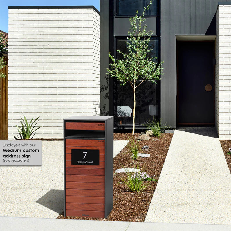 Milkcan Hamilton WIDE Parcel & Mail Pillar