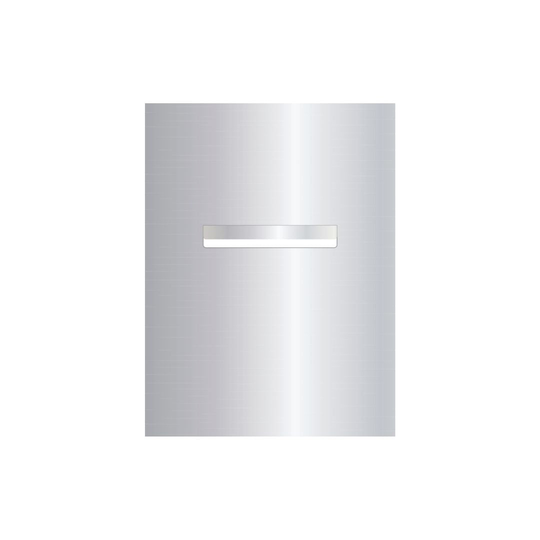 Marine Grade Mirror Polished Stainless Steel Letterbox Faceplate 450 x 600mm (Laser Etched) - 240 Slot