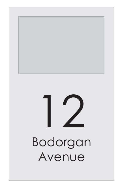 Extra Large Custom Address Decal Sticker