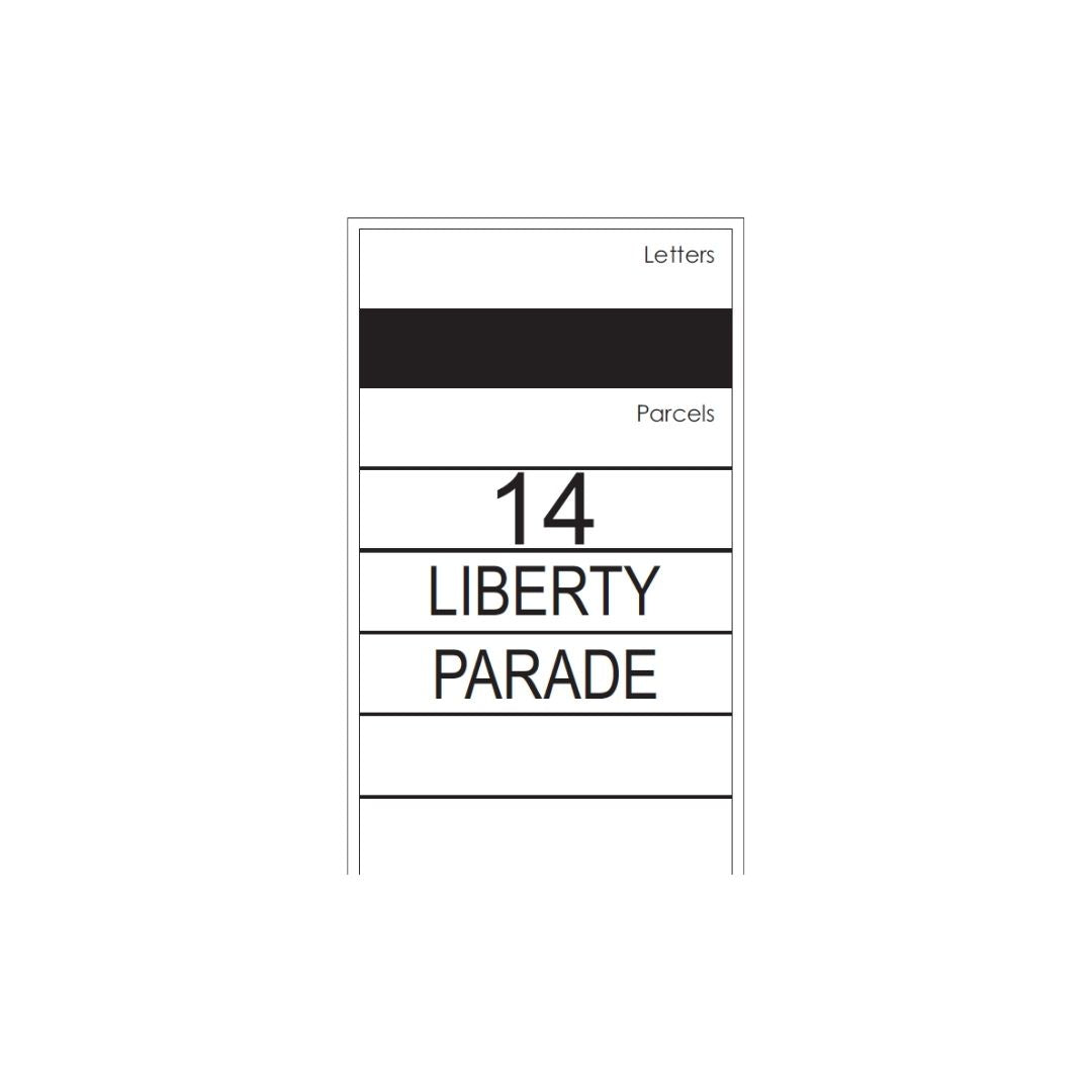 Hamilton Custom Address Decal Sticker