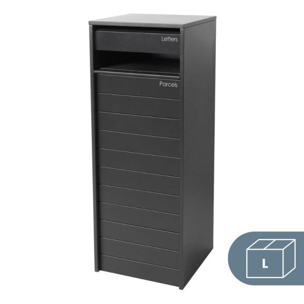Charcoal Hamilton Parcel & Mail Pillar