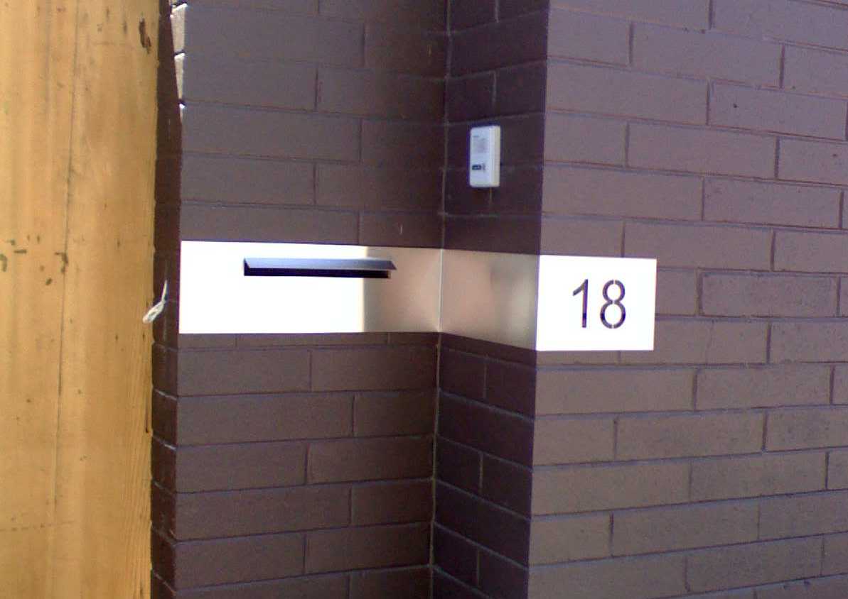 Customised Letterbox Plates-Aussie Clotheslines & Letterboxes