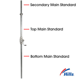 Hills Top Main Standard for Heritage Hoist