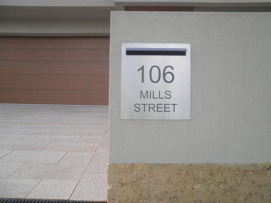 Letterbox Plate - Laser Etched - 390 x 430-Aussie Clotheslines & Letterboxes