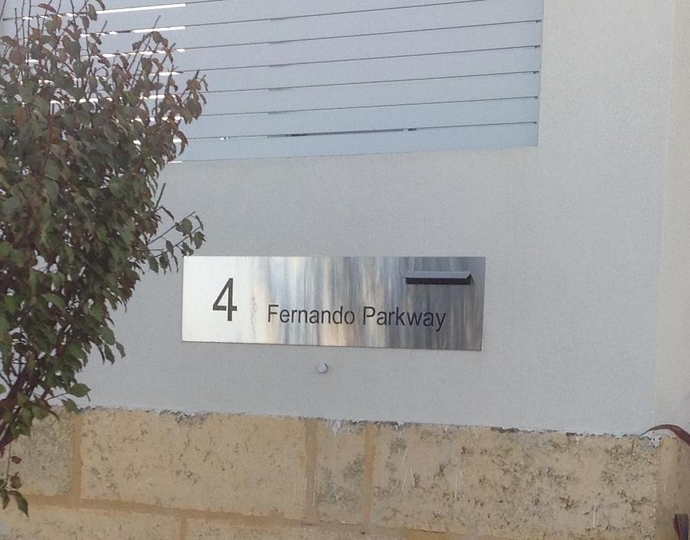 Letterbox Plate - Laser Cut-1200 x 300 Marine Grade-Aussie Clotheslines & Letterboxes