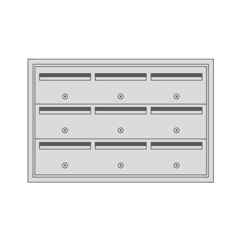 Multibank Letterboxes
