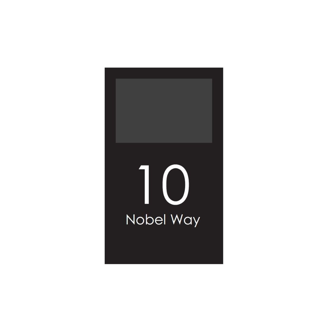 Extra Large Custom Address Decal Sticker