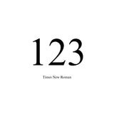 Custom 75mm Vinyl House Number