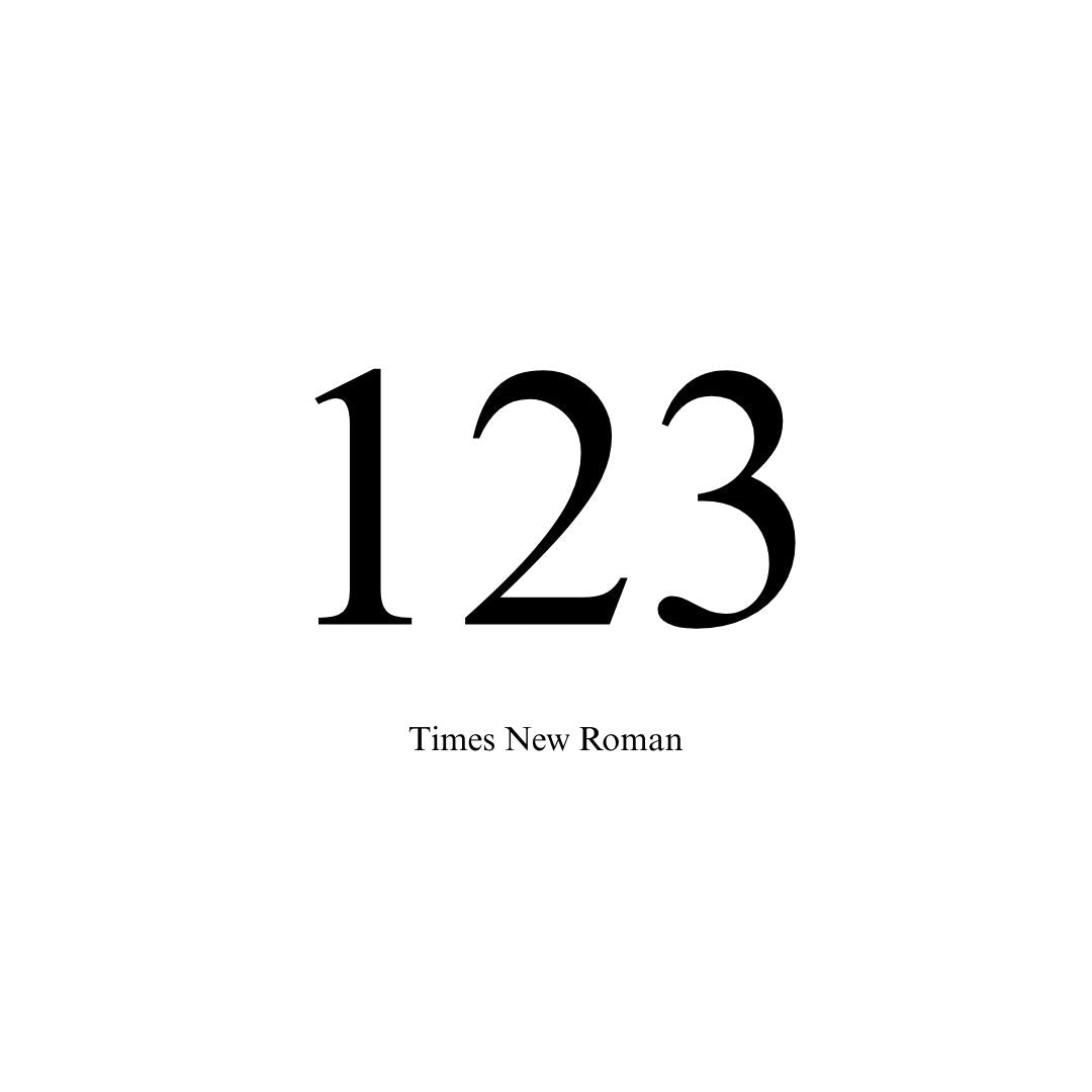 Custom 75mm Vinyl House Number