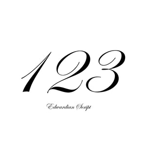 Custom 120mm Vinyl House Number