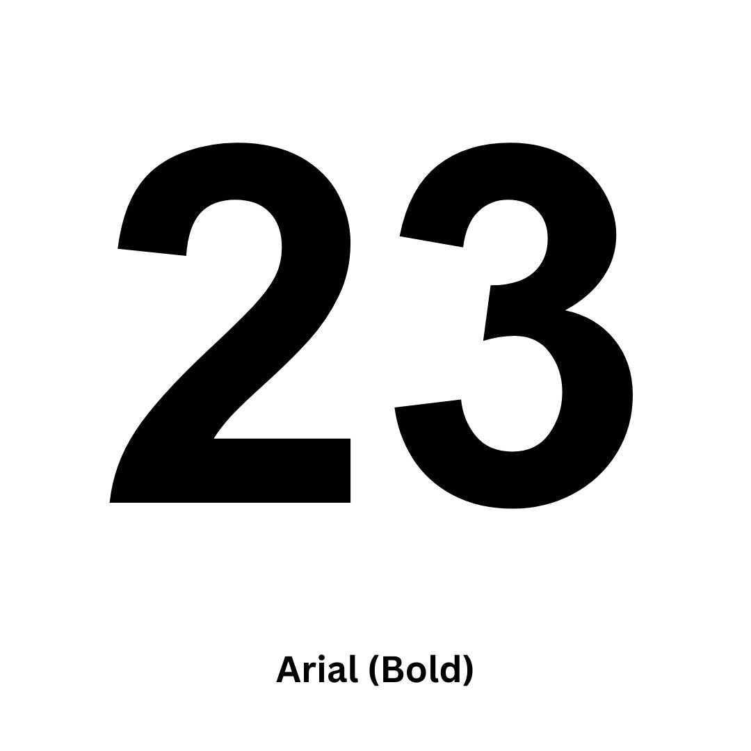 Custom 150mm Vinyl House Number