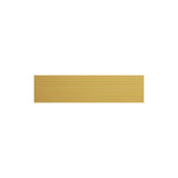 Gold Aluminum Address Sign with Vinyl Text 1200 x 300