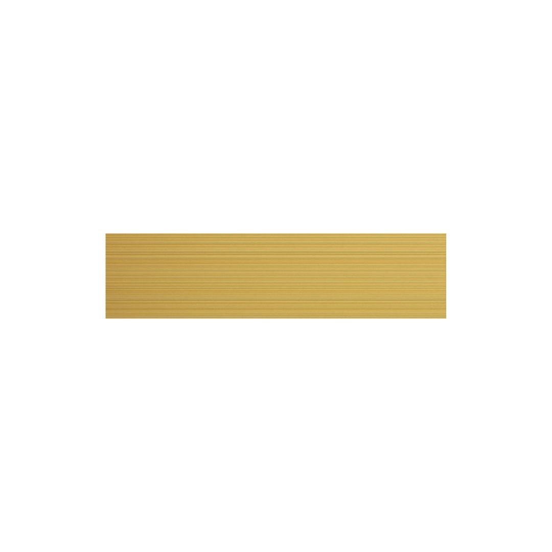 Gold Aluminum Address Sign with Vinyl Text 1200 x 300