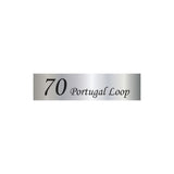 Marine Grade Mirror Polished Stainless Steel Address Sign - 1200 x 300mm (Laser Etched)