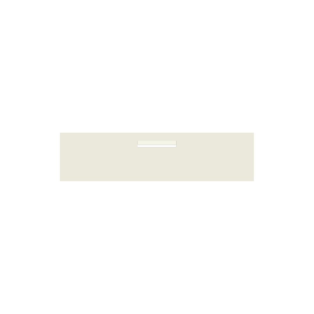 Surfmist Powder-Coated Aluminium Letterbox Faceplate 1200 x 300 - 240 Central Slot