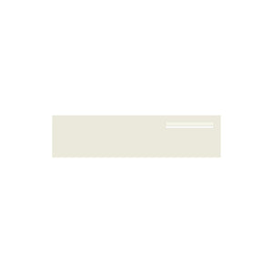 Surfmist Powder-Coated Aluminium Letterbox Faceplate 1200 x 300 - 240 Slot
