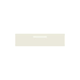 Surfmist Powder-Coated Aluminium Letterbox Faceplate 1200 x 300 - 340 Central Slot