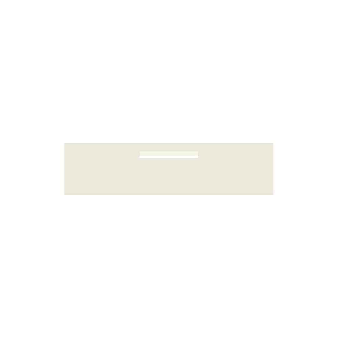 Surfmist Powder-Coated Aluminium Letterbox Faceplate 1200 x 300 - 340 Central Slot