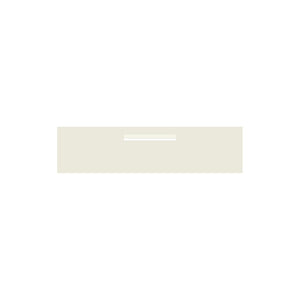 Surfmist Powder-Coated Aluminium Letterbox Faceplate 1200 x 300 - 340 Central Slot