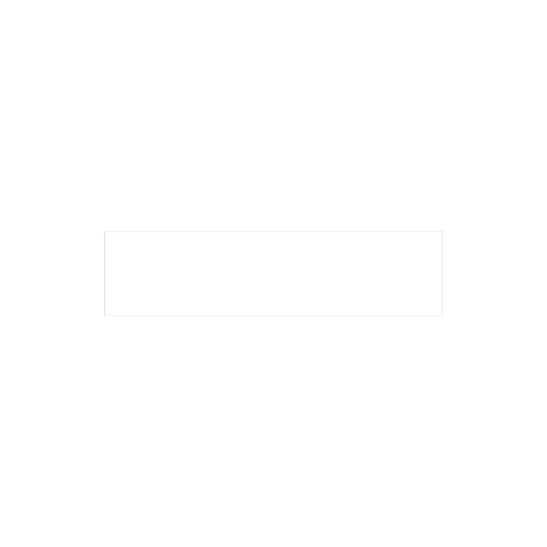 White Traffolyte Address Sign with Vinyl Text - 1200 x 300mm