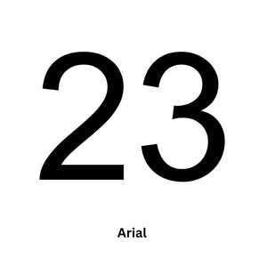 Custom 150mm Vinyl House Number
