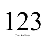Custom 120mm Vinyl House Number