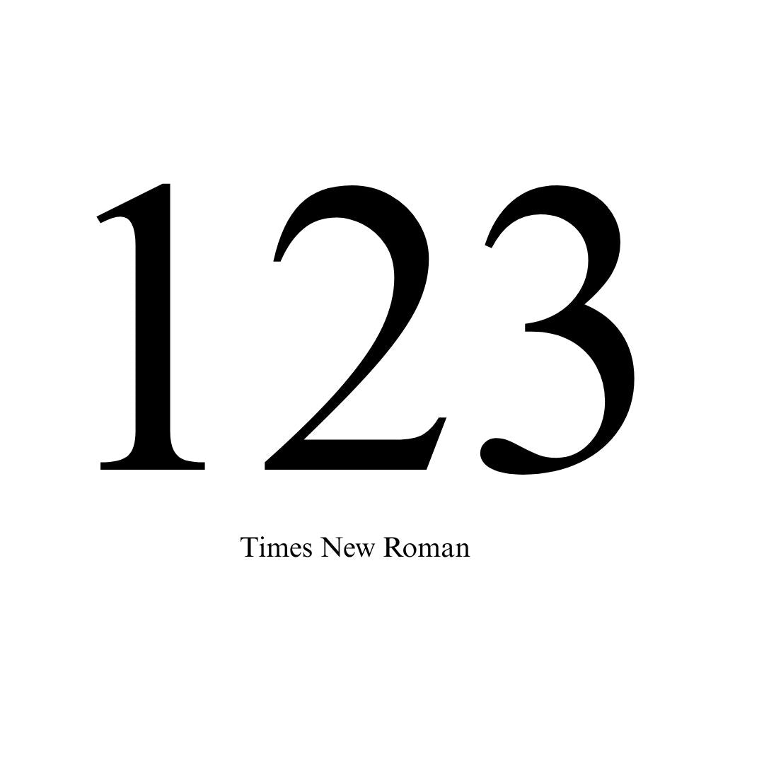 Custom 120mm Vinyl House Number