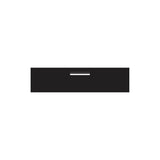 Black Powder-Coated Aluminium Letterbox Faceplate 1200 x 300 - 240 Central Slot