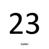 Custom 150mm Vinyl House Number