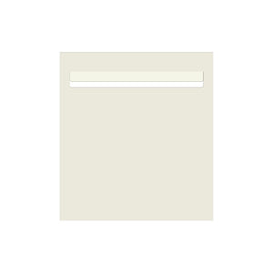 Surfmist Powder-Coated Aluminium Letterbox Faceplate 390 x 430