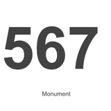 Custom 120mm Vinyl House Number