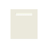 Surfmist Powder-Coated Aluminium Letterbox Faceplate 390 x 430
