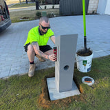 Installation Pillar-Style Letterbox (Inc Slab Base)