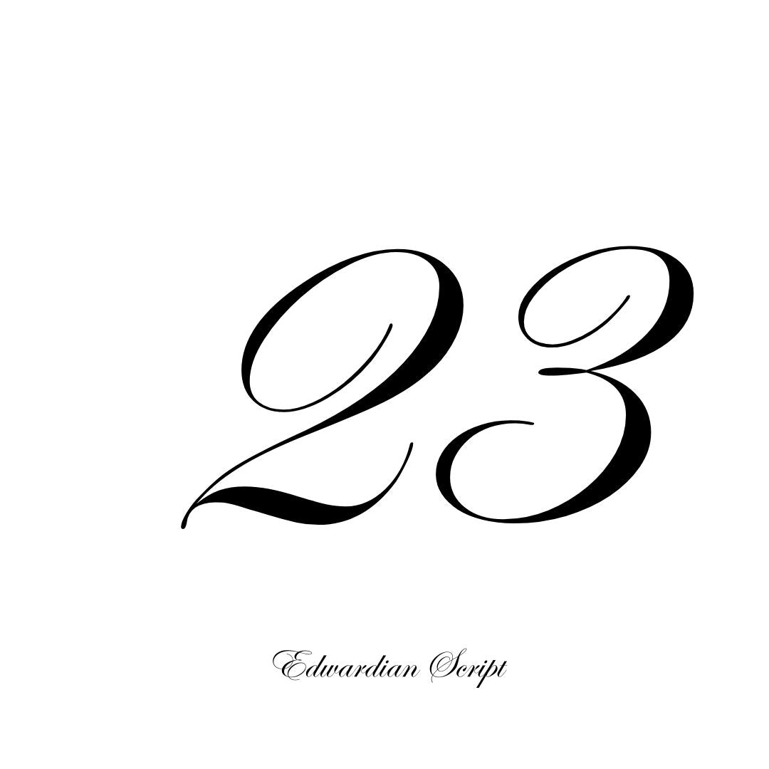 Custom 150mm Vinyl House Number