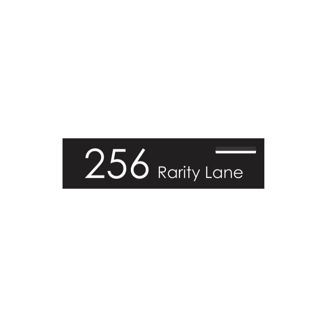 Black Powder-Coated Aluminium Letterbox Faceplate 1200 x 300 - 240 Slot