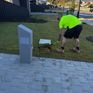 Installation Pillar-Style Letterbox (Inc Slab Base)