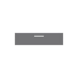 Basalt Powder-Coated Aluminium Letterbox Faceplate 1200 x 300 - 240 Central Slot
