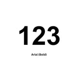 Custom 75mm Vinyl House Number
