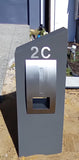 Stick on Bold Numbers – 75mm Stainless Steel