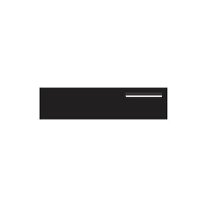 Black Powder-Coated Aluminium Letterbox Faceplate 1200 x 300 - 340 Slot